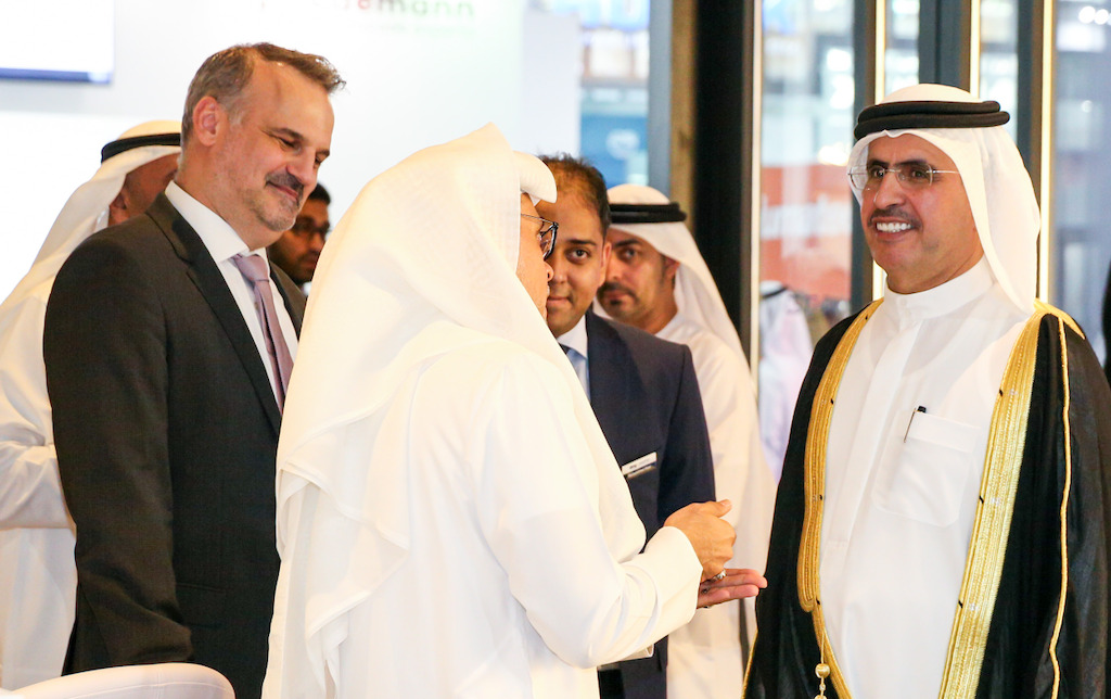 H.E. Saeed Mohammed Al Tayer, Managing Director and CEO of DEWA, inaugurating the events on September 25, 2017