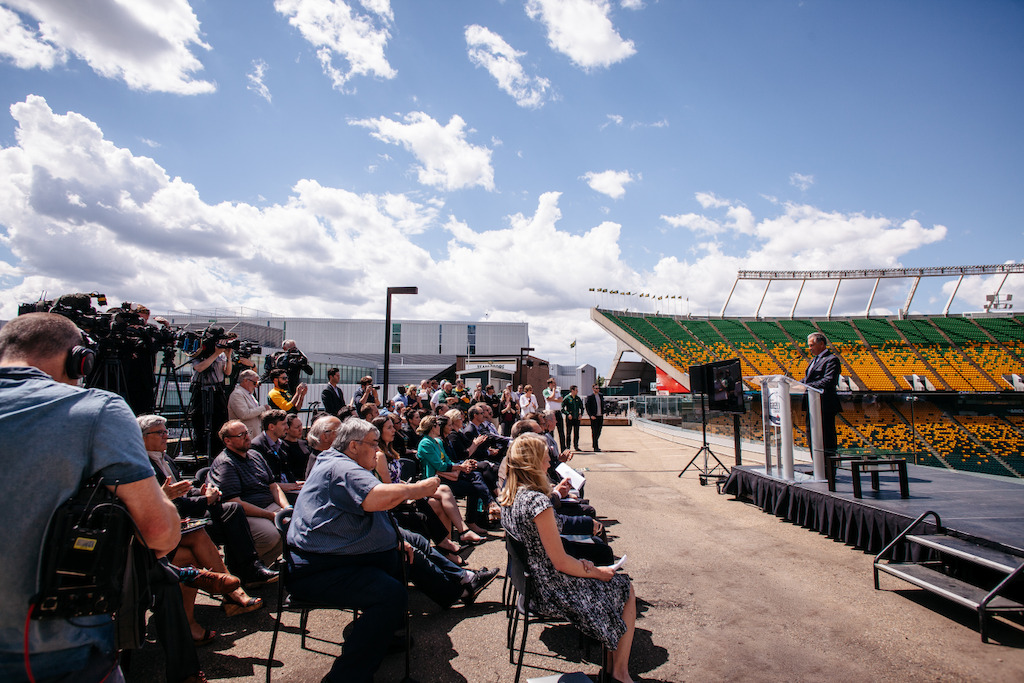 106th Grey Cup presented by Shaw is coming to Edmonton. Photo Credit: Cooper & O’Hara Photography/CFL