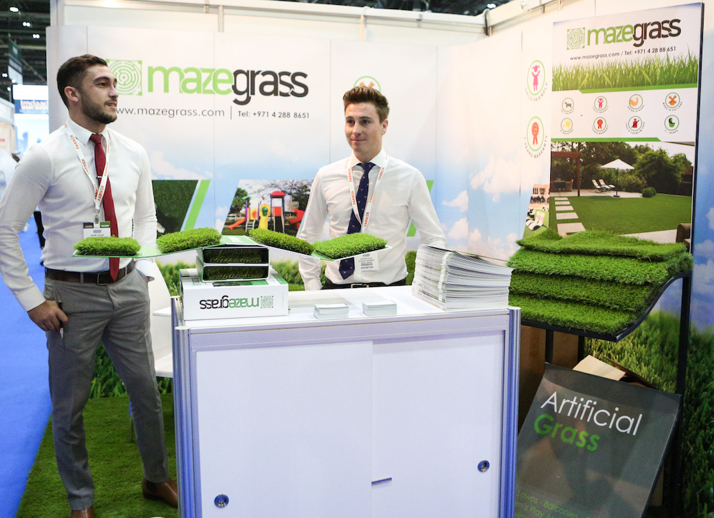 All types of artificial grass at The Big 5 Outdoor Design & Build Show 2017