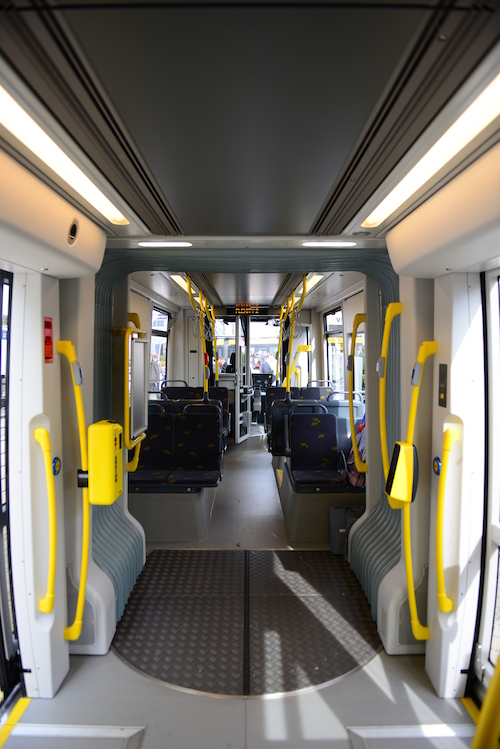 Binnenkant van de nieuwe Flexity 2-tram <br/>Credit: Bombardier
