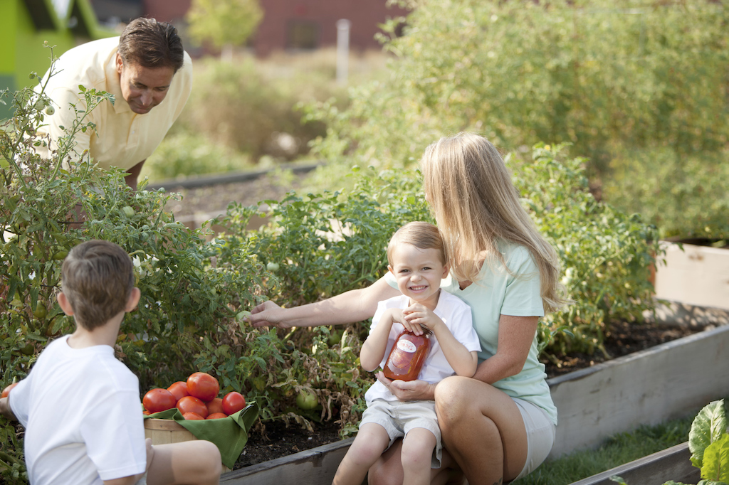 Gardening with dad (photo credit Pike Nurseries)