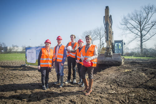 Eerste spadesteek Storm-windpark Geel