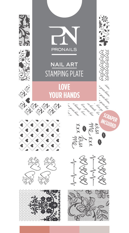 Stamping Plate Love your Hands 14,50 €