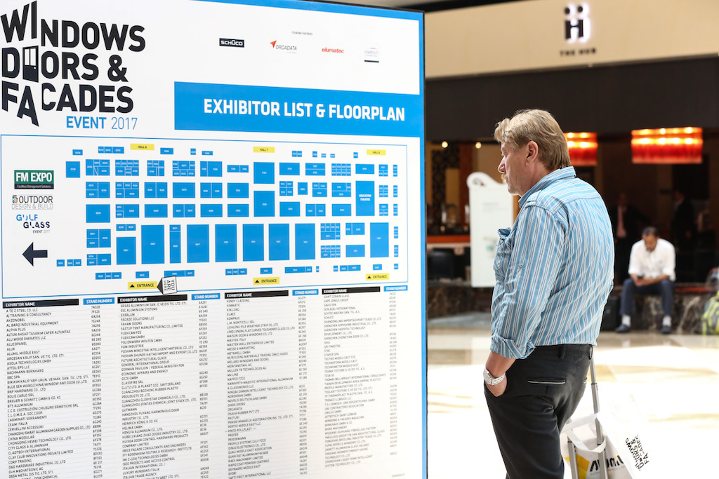 Over 150 local and international brands exhibit at the Windows, Doors & Facades Event 2017