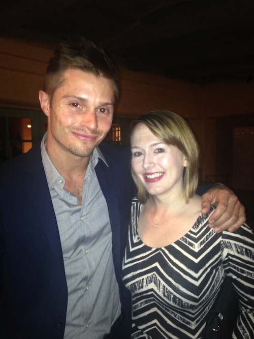 Evan Gamble and Amy Schloerb, co-stars of the film.