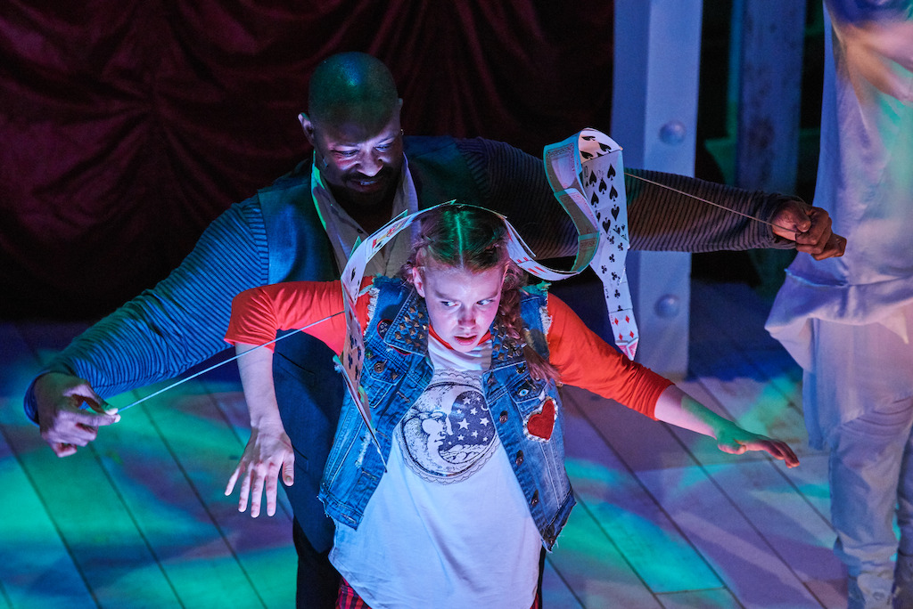 Spencer Stephens and Devon Hales in THE DANCING HANDKERCHIEF photo by Christopher Bartelski