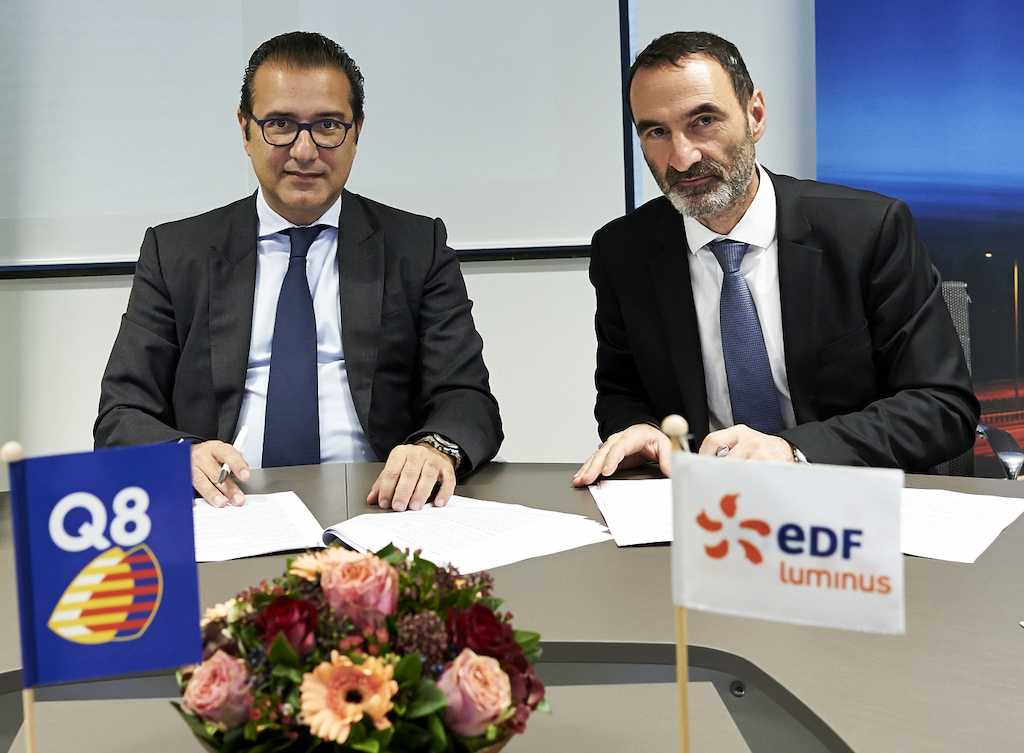 Azzam Al Mutawa, Managing Director, Q8 Northwest Europe and<br/>Pierre de Firmas, Chief Strategy & Business Development Officer, EDF Luminus