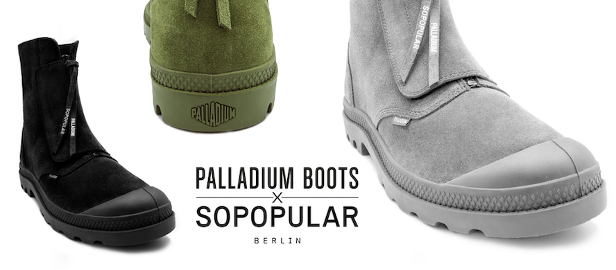 Palladium boots lance une collection capsule avec la marque berlinoise SOPOPULAR