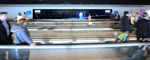 Brussels Airport screen