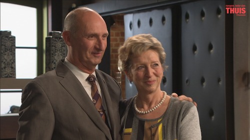 Hélène (Camilia Blereau) en Geert (Peter Rouffaer) © VRT