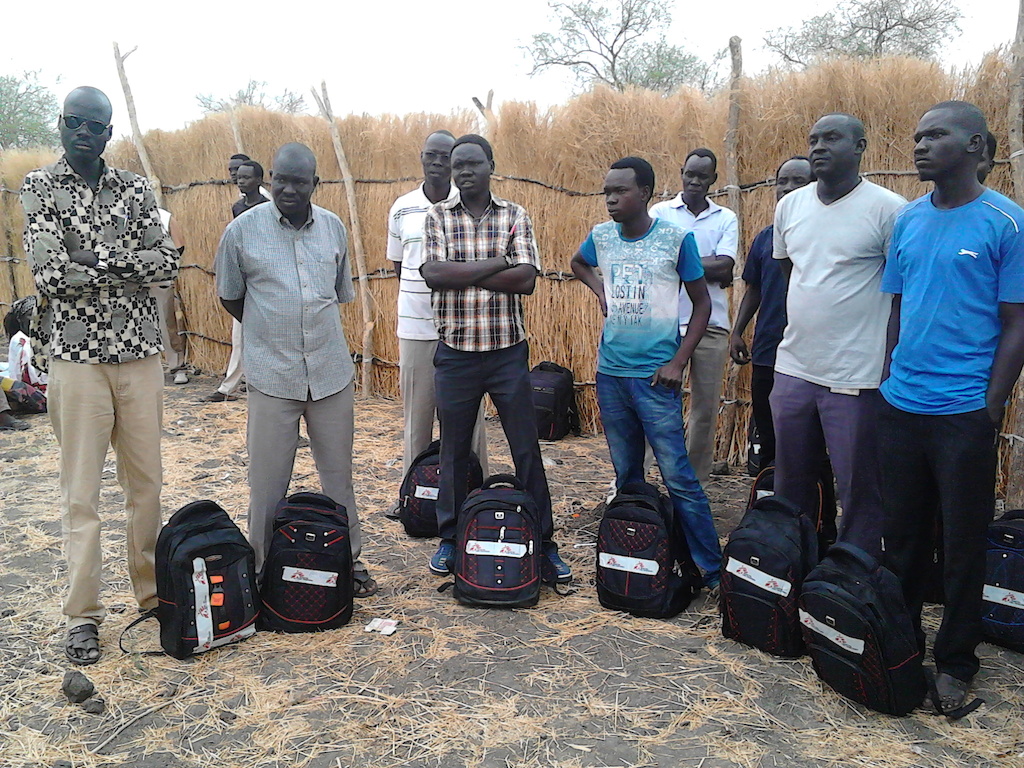 MSF staff are given grab-bags so that they can provide basic health care while on the run (MSF)