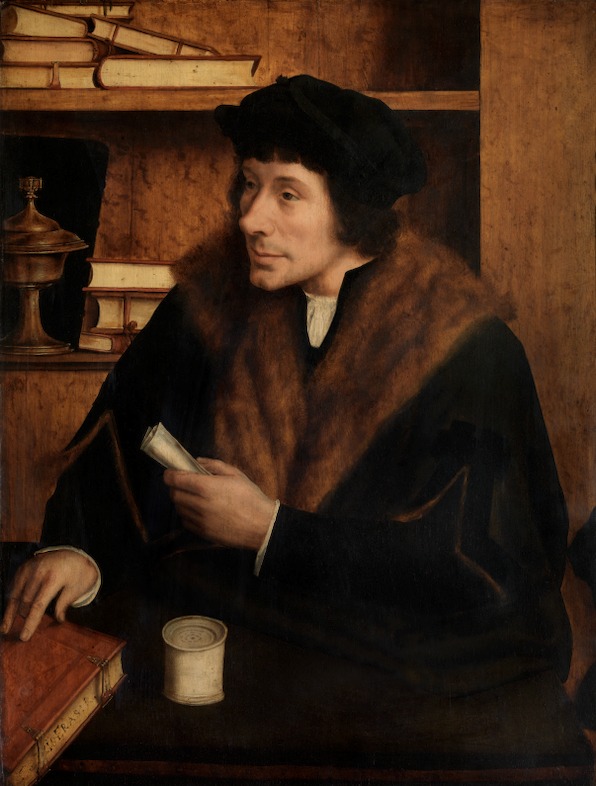 In Search of Utopia © Quinten Massys, Portrait of Pieter Gillis, 1517. Royal Museums of Fine Arts, Antwerp.