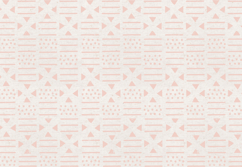 Pink Pattern Tribal Canvas Wallpaper