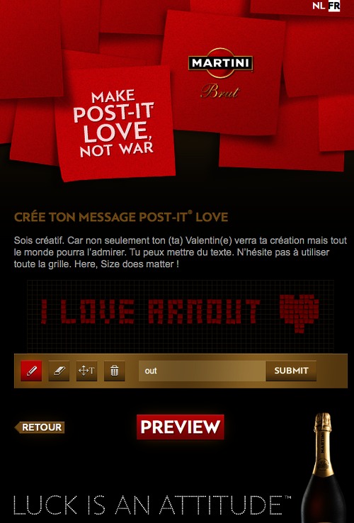 Facebook app - Create your message