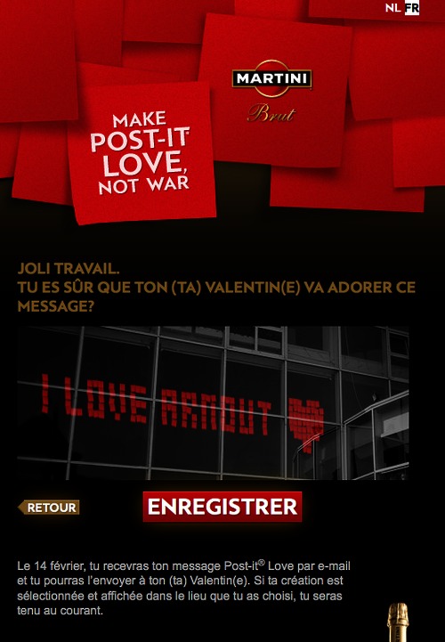 Facebook App - Visualize message