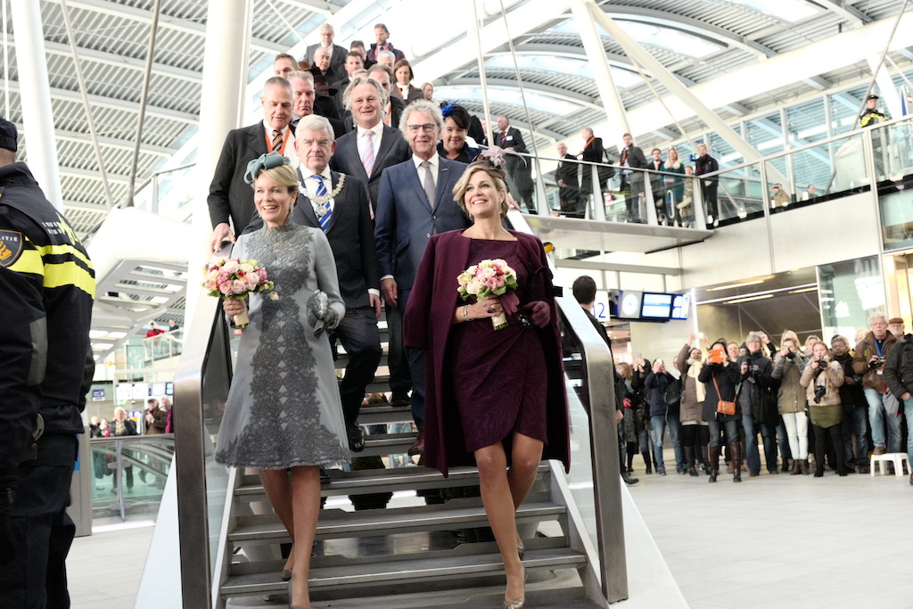Koninklijk Bezoek aan Stationsgebied Utrecht