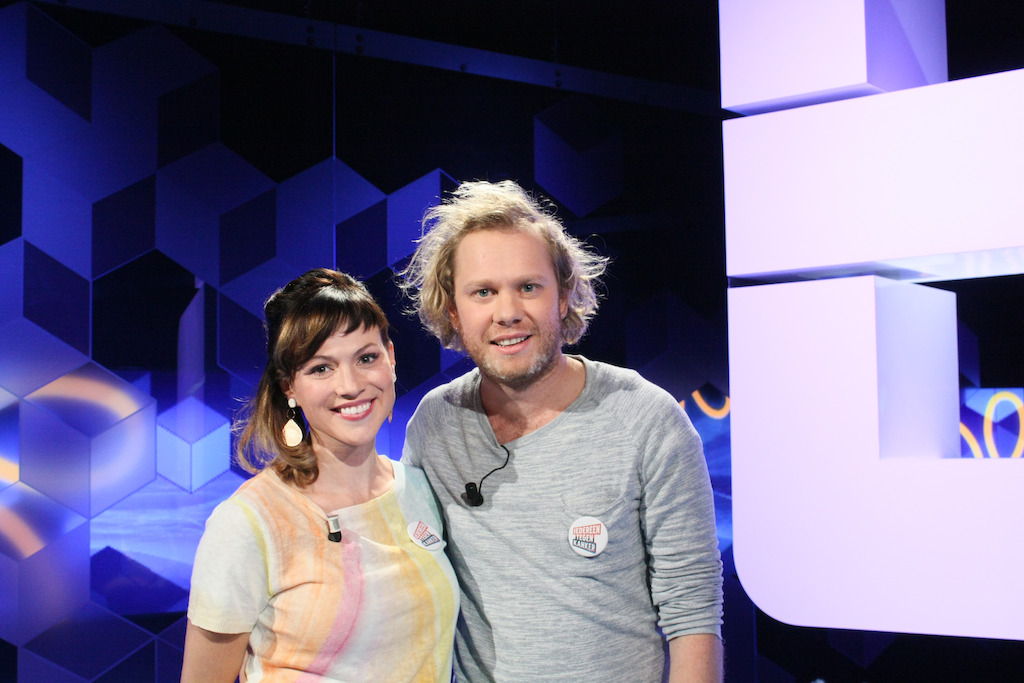 Erika Van Tielen en Rik Verheye in Blokken op vrijdag 21 april (c) VRT