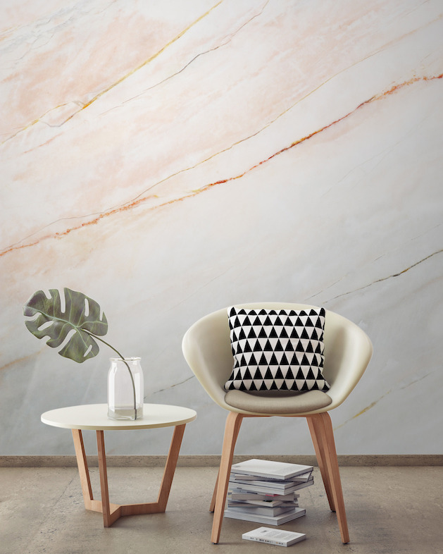 Blush Pink Fade Marble