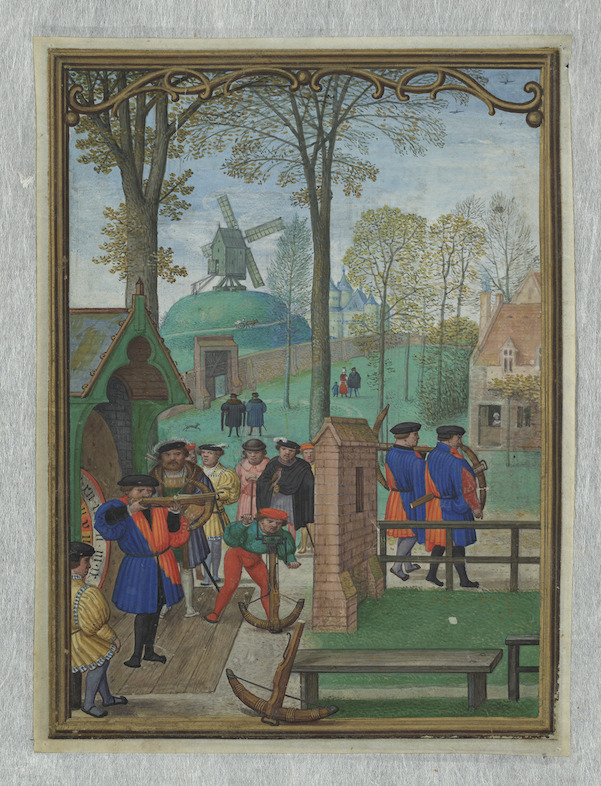 September, Simon Bening, in het Hennessy-getijdenboek, Brugge, ca. 1530, Koninklijke Bibliotheek van België, Handschriftenkabinet, II 158, fol.11v.