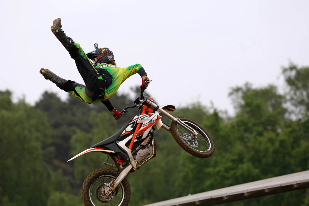 FMX-rijder Gilles Dejong, Credit: CDS