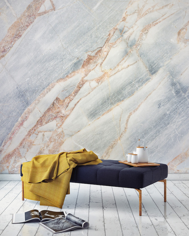 Bronze Cracked Marble