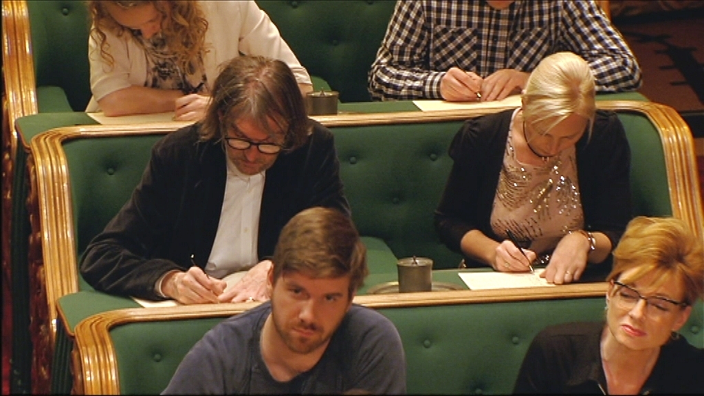 Het Groot Dictee - Bart Cannaerts en Marleen Merckx - (c) Men at work / VRT