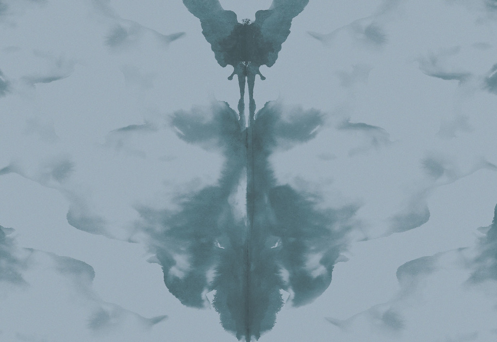 Blue and Teal Rorschach