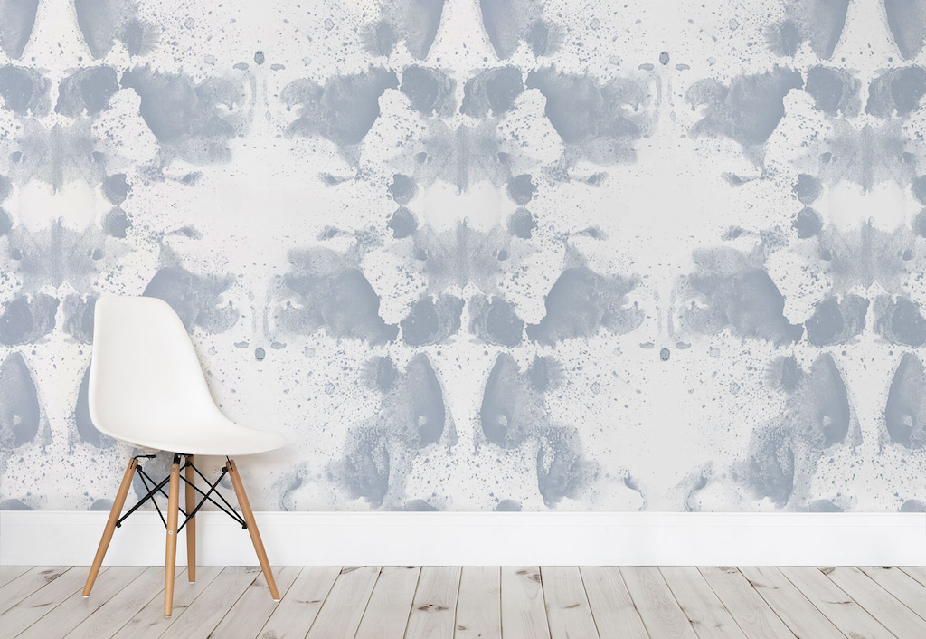 Blue and White Rorschach