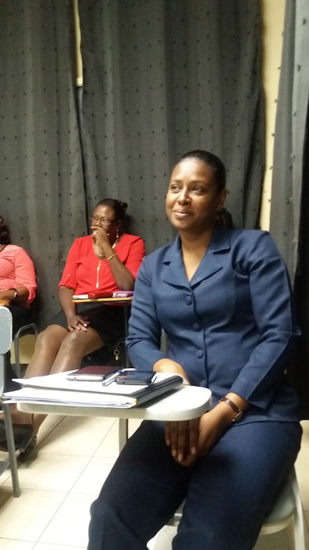 Marlene Abraham-Finlay (in blue) - Chairperson of ECIT Task Force