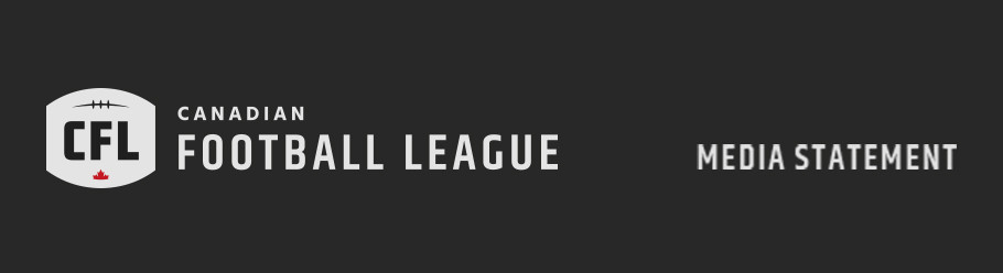 STATEMENT FROM THE CFL ON THE PASSING OF DON MATTHEWS