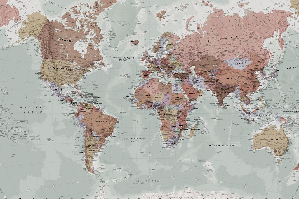 Classic World Map