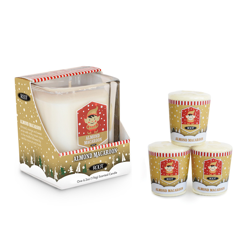 Holiday Root Candles - Almond Macaroon