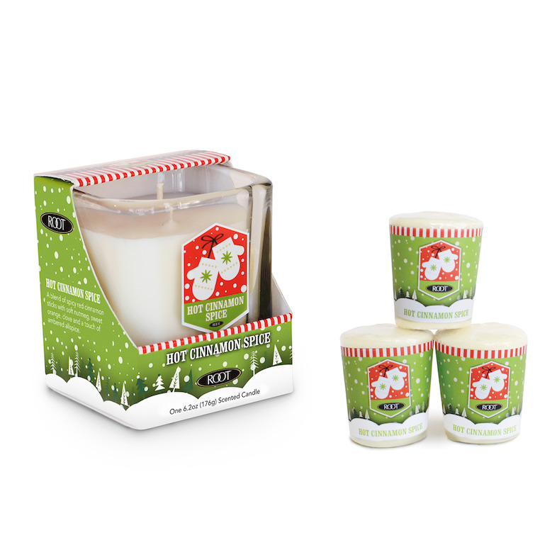 Holiday Root Candles - Hot Cinnamon Spice