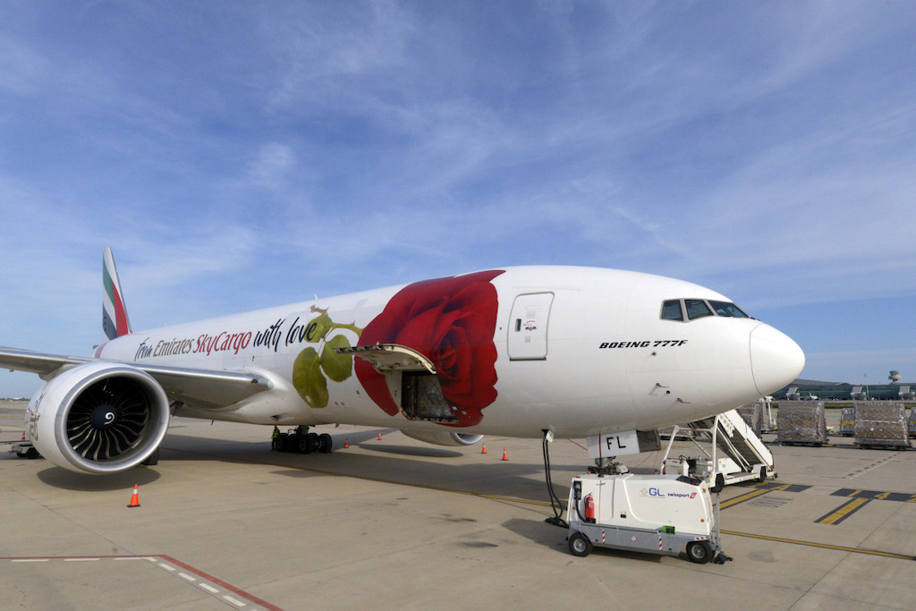 Emirates SkyCargo's Rosie has travelled to 35 cities in 25 countries over the last two months