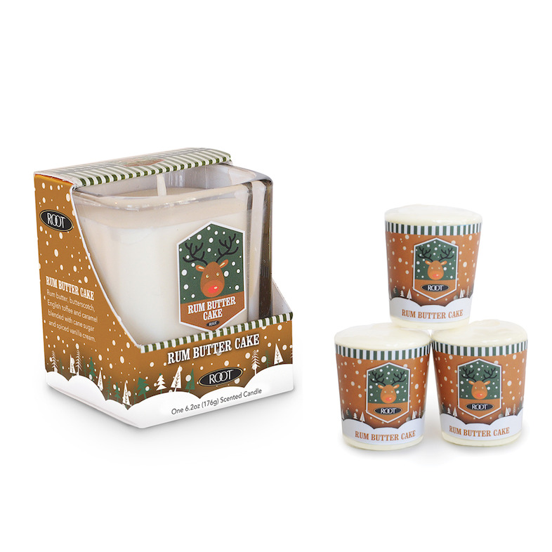 Holiday Root Candles - Rum Butter Cake