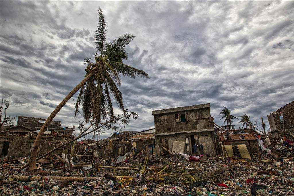 Destruction in Haiti after landfall of Hurricane Matthew: Courtesy of NBC News