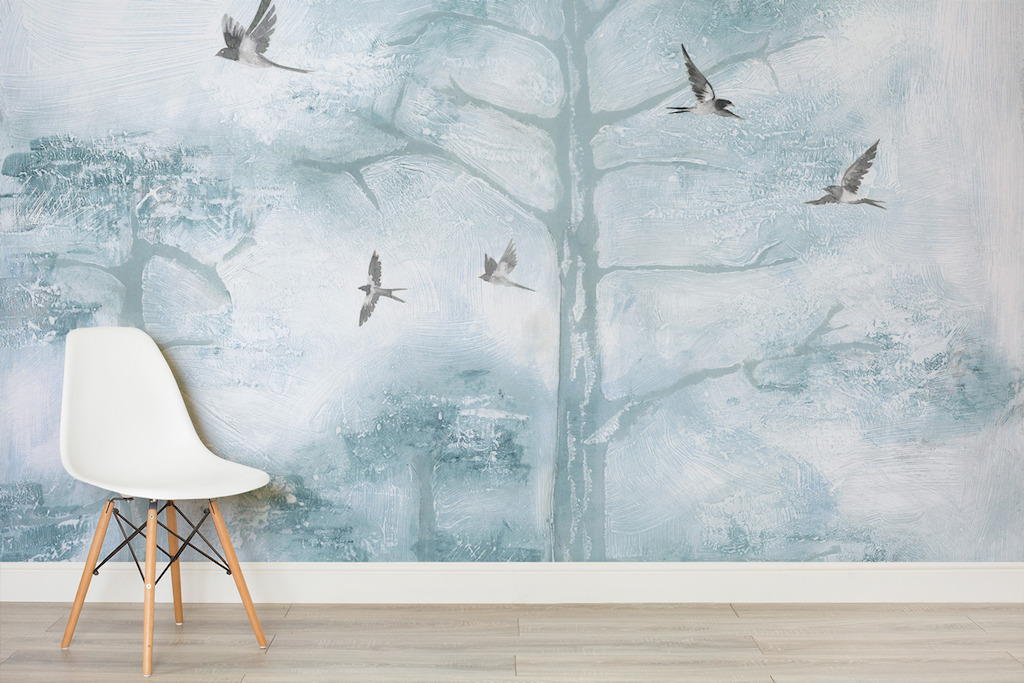 Tree Tops Blue - Simple