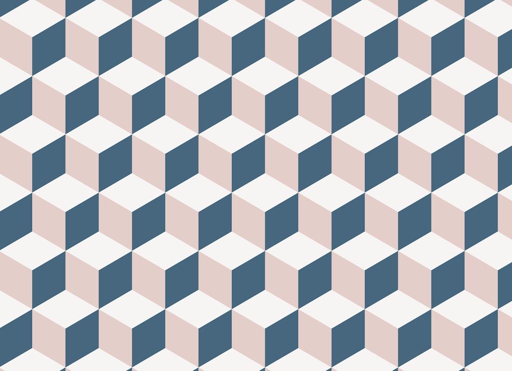 Cube | Geometric 3D Cube Vinyl Flooring