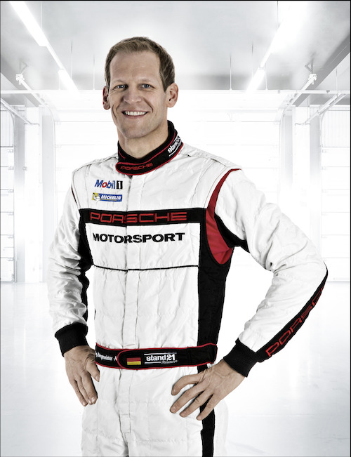 Porsche-Werksfahrer Jörg Bergmeister (D)
