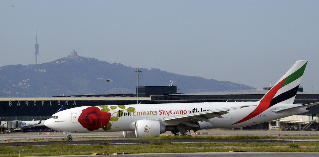 Emirates SkyCargo’s Rosie touches down in Barcelona for a special occasion