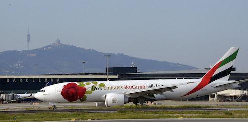 Emirates SkyCargo’s Rosie touches down in Barcelona for a special occasion