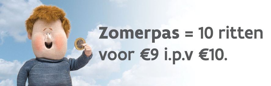 Zomerpas: nieuw vervoerbewijs voor onbeperkt aantal zones