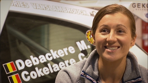 De werkende mens - Aflevering 2 : Vrouwen op de rand van ... - Rallypilote Melissa Debackere - (c) VRT
