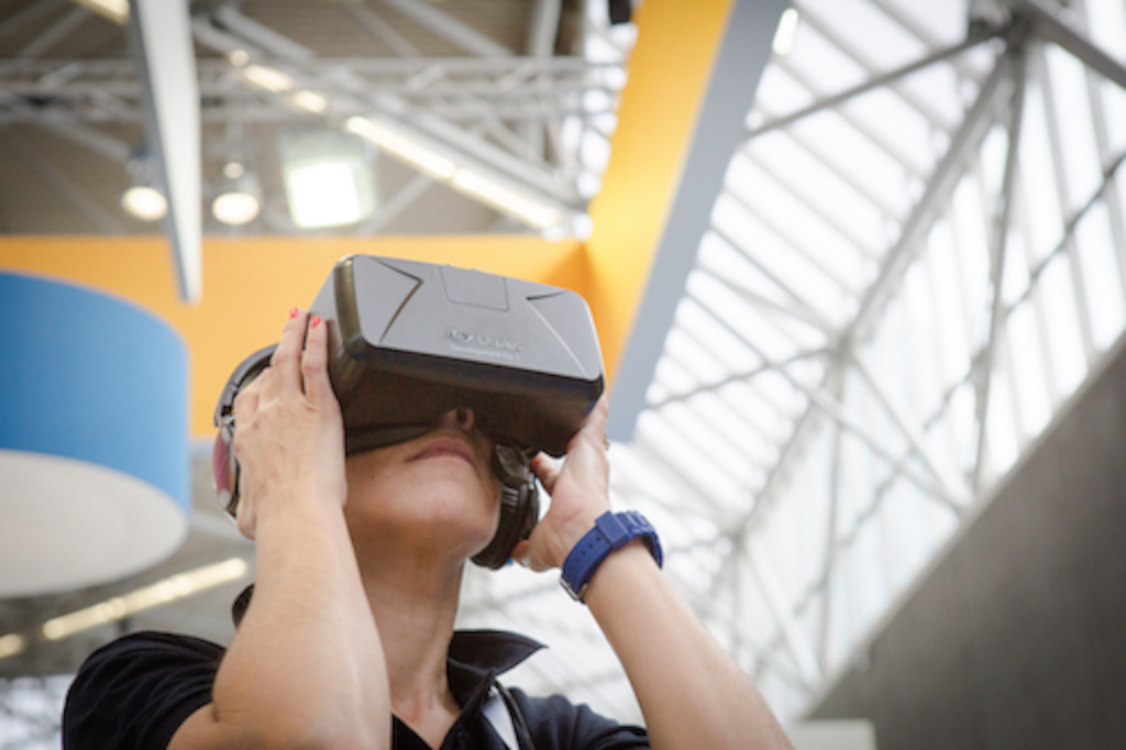 Een demo met behulp van 3D-brillen: schoonmaken in de 21e eeuw