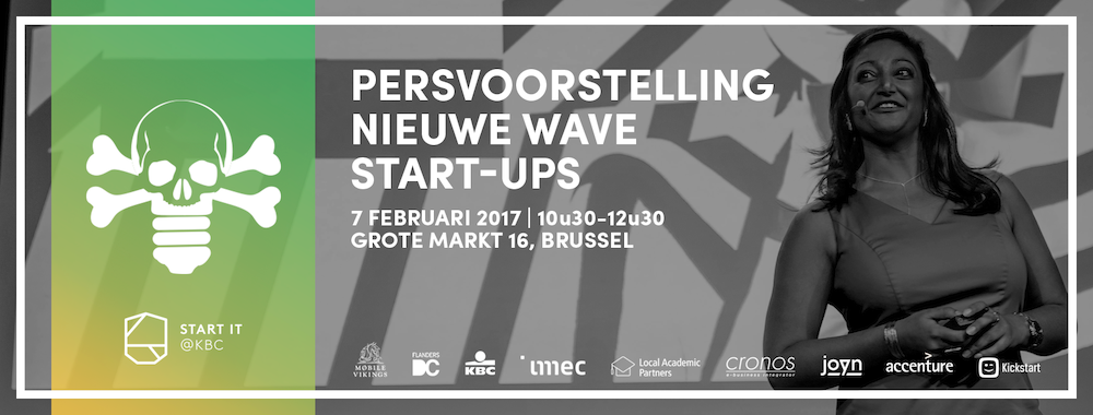 Ontmoet de nieuwe lichting start-ups & ontdek de ambitieuze plannen van Start it @kbc in 2017