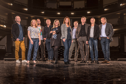 The senior managers of The Oval Office, from left to right: Dries Heyman, Tuya Beyers, Isabelle De Schryver, Olivier Trop, Mariëlle De Geeter, Annick Nees, Wouter Boits, Ken Koeklenberg, Alexandre Frederick, Marc-Antoine Sauvage. Missing on the picture: Evy Donse.
