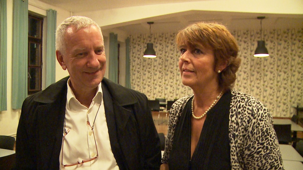Theo Vaes en Marijke Moens van vzw ArmenTeKort - (c) Nieveranst