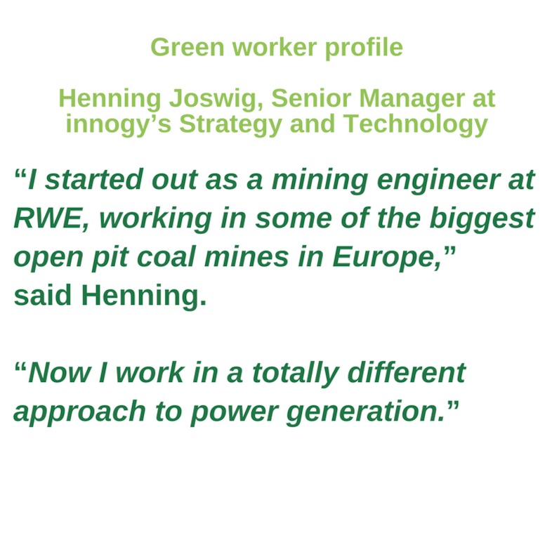 Green worker profile -<br/> Henning Joswig