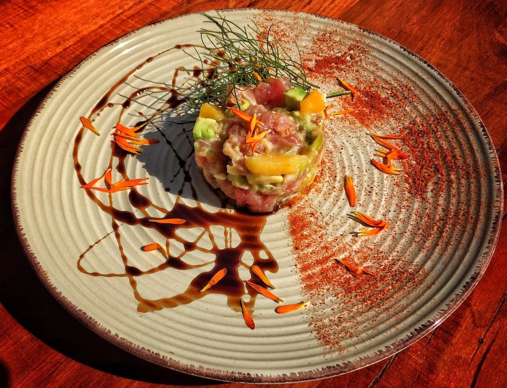 Timbal de atún con magno y palta