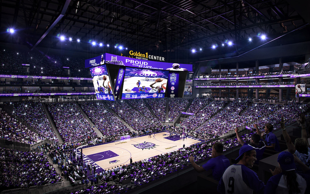 Pantallas LED 4K UHD en Arena Sacramento Kings